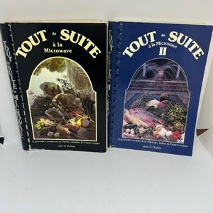 Tout de Suite a la microwave cookbooks 1&2 by Durkee